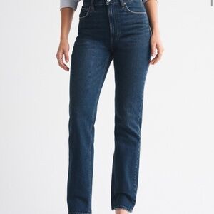 Abercrombie The 90s Straight Ultra High Rise